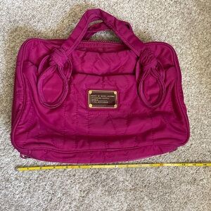Marc Jacobs Quilted Hot Pink Toiletry Bag